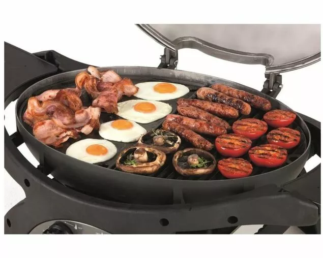 Ziggy Classic Twin Grill Natural Gas BBQ - Gunmetal Grey | Freestanding Gas BBQs - Image 3