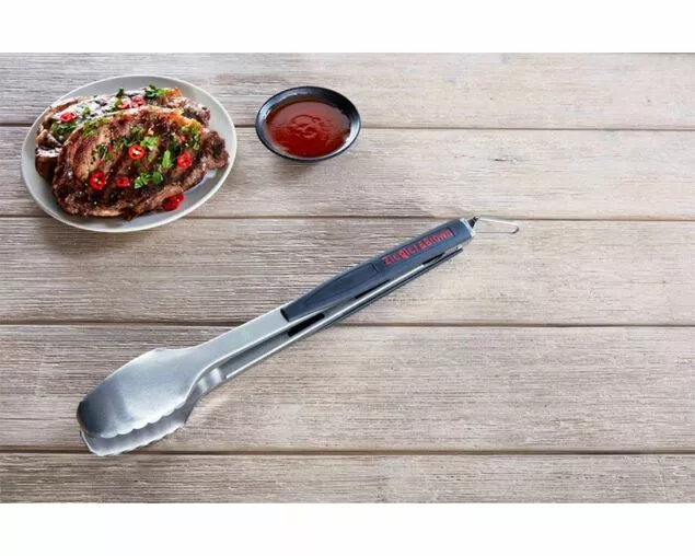 Ziegler & Brown Premium BBQ Tongs - Durable Stainless Steel Grilling Tongs for Barbecues - Image 2