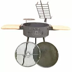 FireBarbie Portable Charcoal BBQ And Fire Pit - Compact & Versatile Outdoor Cooking