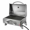 Grillz Portable Gas BBQ LPG Oven - 2 Burner Camping Cooker & Outdoor Grill Stove