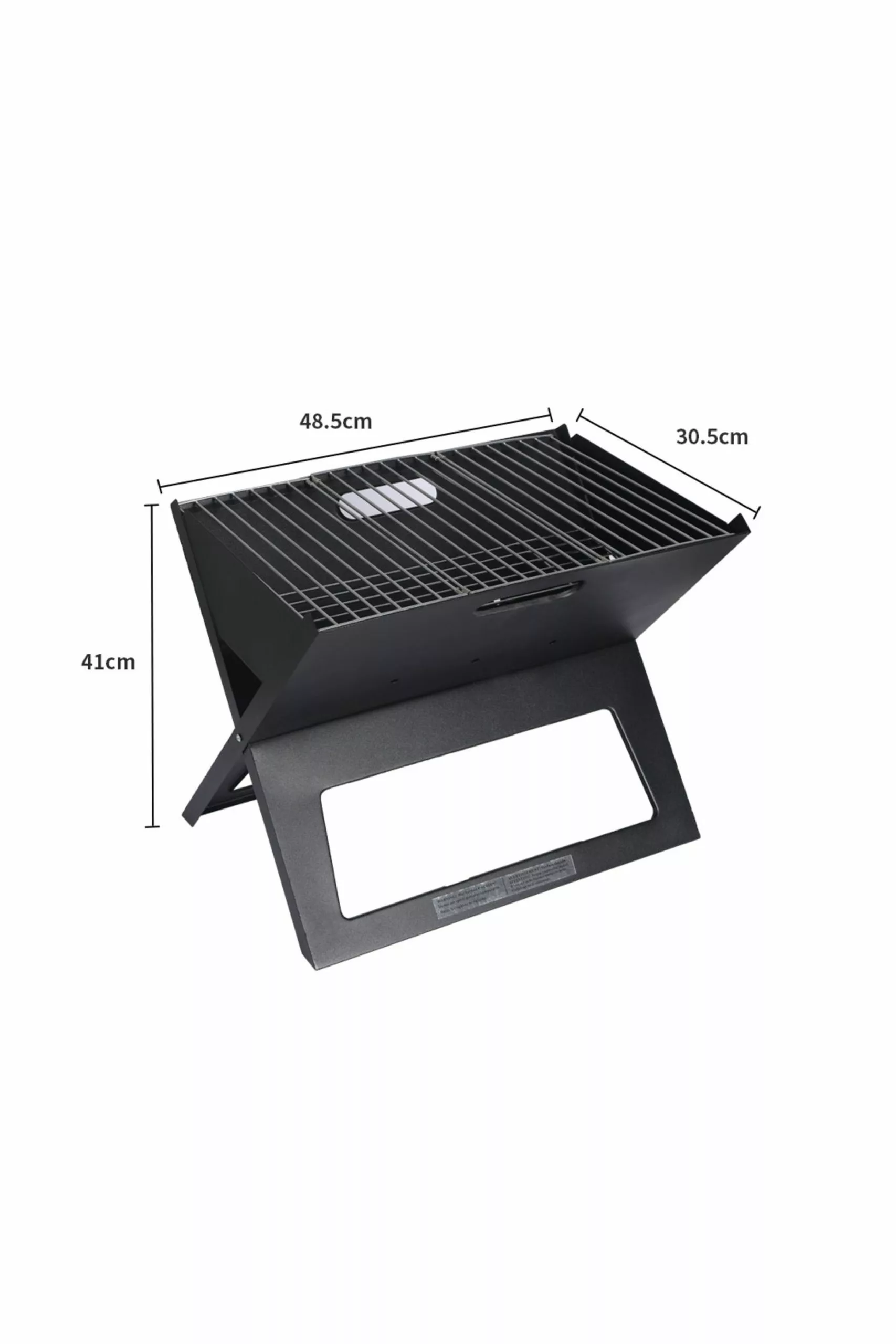 Moyasu Portable Charcoal BBQ Grill - Foldable Outdoor Camping Barbecue Set for Picnics - Image 4